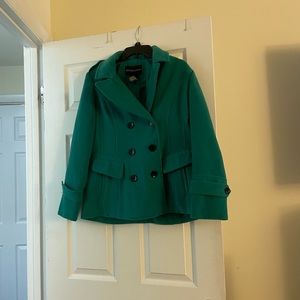 Green Pea Coat